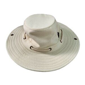 NWT Misty Mountain Activewear Boonie Hat Wide Brim 100% Cotton XL Beige
